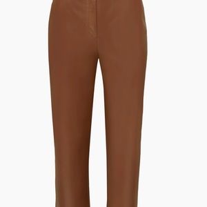 NWT Aritzia Babaton Command Cropped pants brown Sz. 4